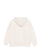 Felpa per bambina Palm Angels Kids bianca con cappuccio - Rubino Kids