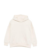 Felpa per bambina Palm Angels Kids bianca con cappuccio - Rubino Kids