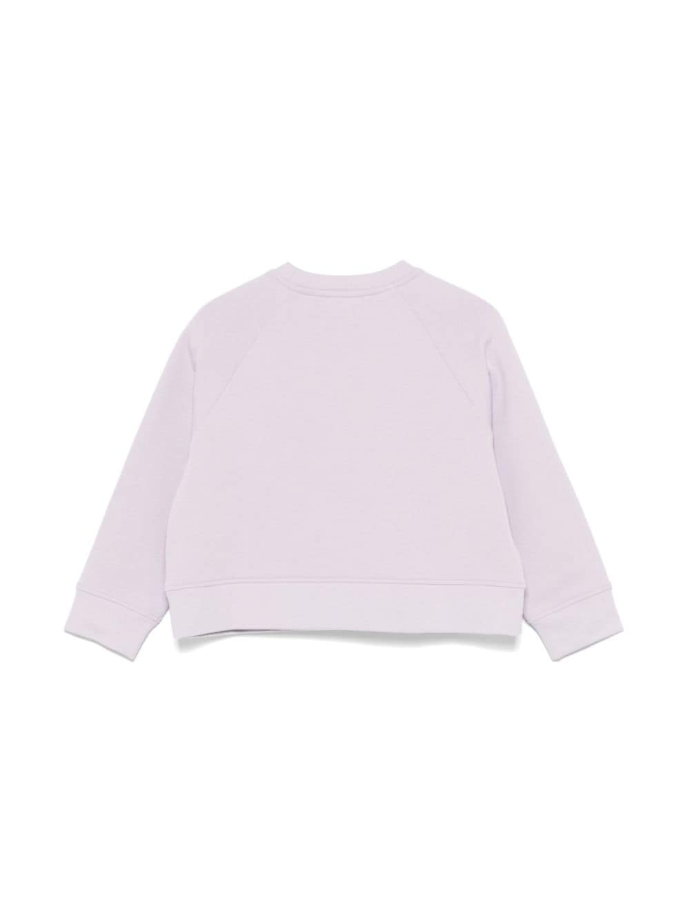 Felpa per bambina Stella McCartney Kids lilla con dettaglio pompon - Rubino Kids