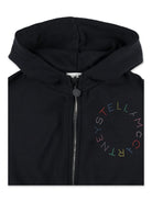 Felpa per bambina Stella McCartney Kids nero con cappuccio - Rubino Kids