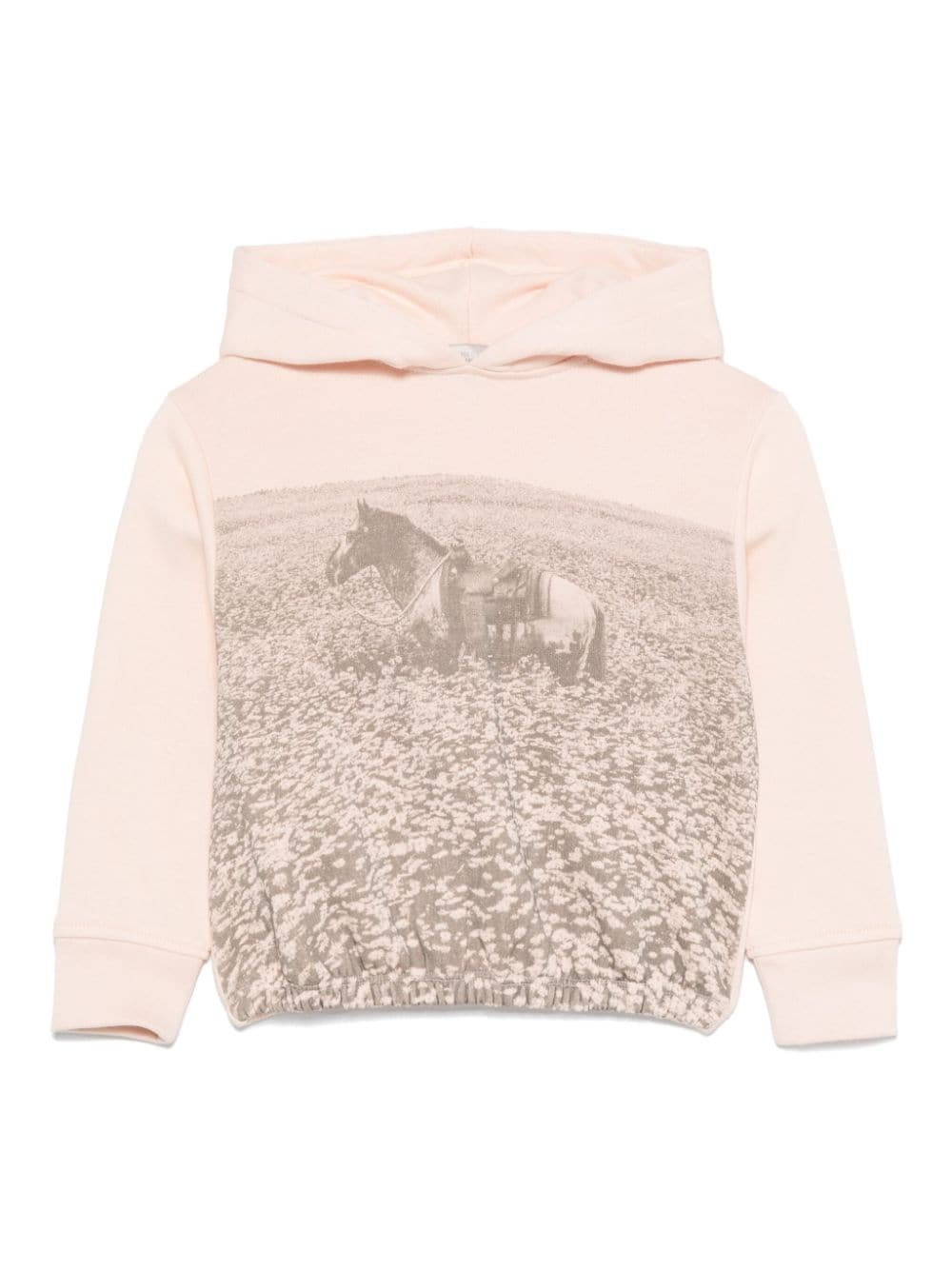 Felpa per bambina Stella McCartney Kids rosa con stampa grafica sul davanti - Rubino Kids