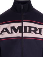 Felpa per bambino Amiri Kids blu con logo sul davanti - Rubino Kids