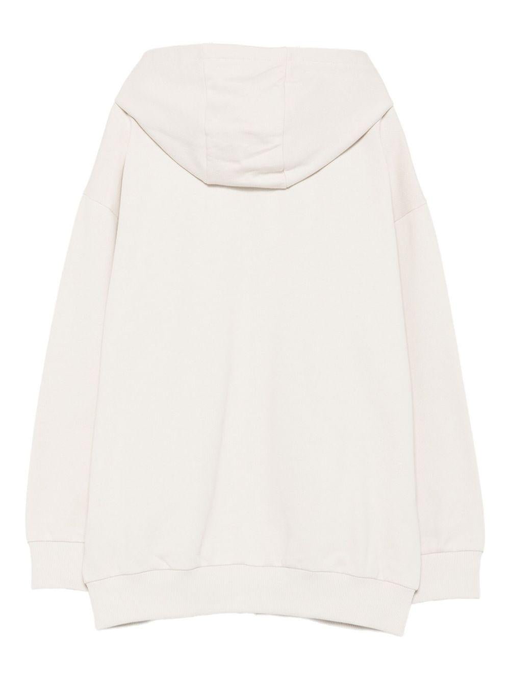 Felpa per bambino Balmain Kids beige con chiusura con zip - Rubino Kids