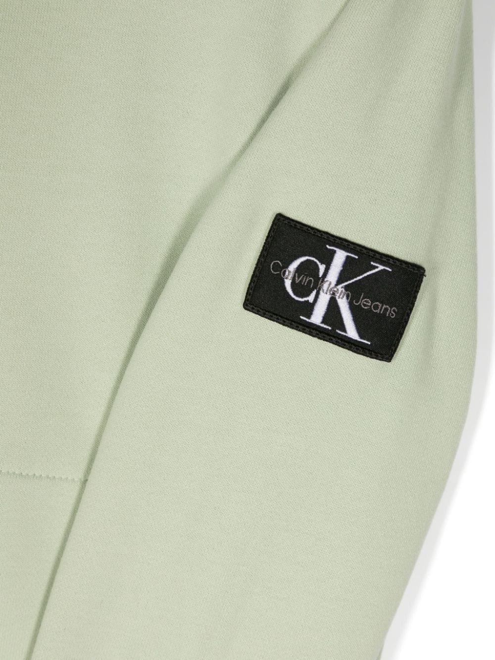 Felpa per bambino Calvin Klein Kids verde con cappuccio - Rubino Kids