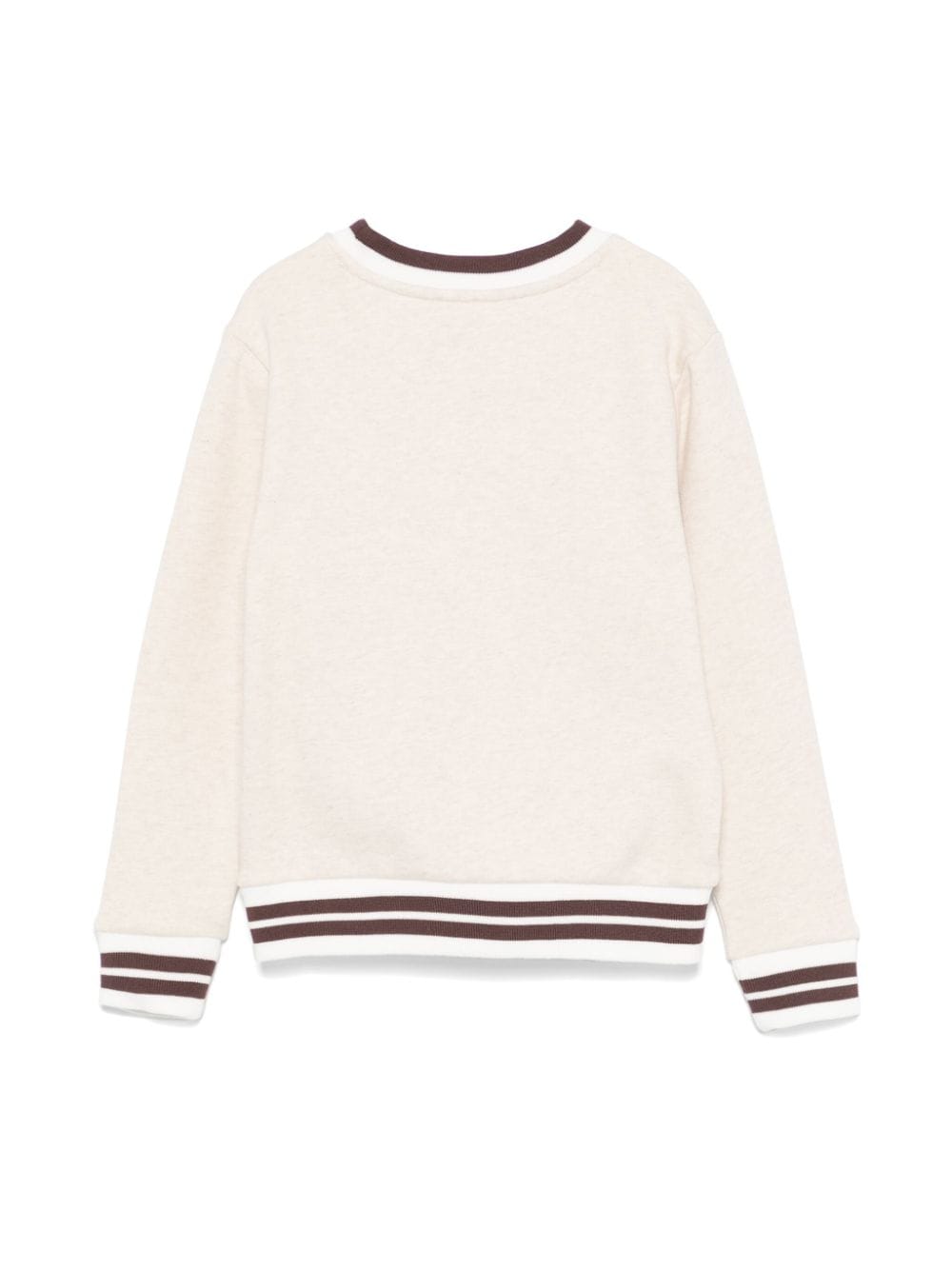 Felpa per bambino Eleventy Kids beige con ricamo - Rubino Kids