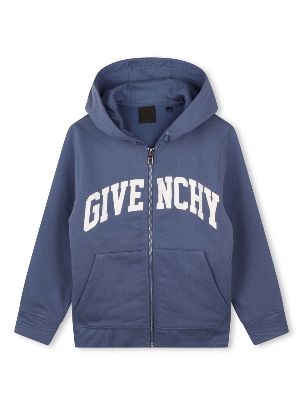 Felpa per bambino Givenchy Kids blu con cappuccio classico e zip - Rubino Kids