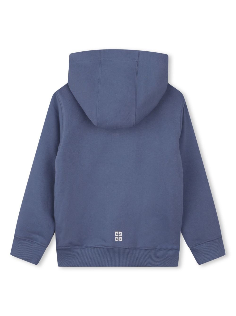 Felpa per bambino Givenchy Kids blu con cappuccio classico e zip - Rubino Kids