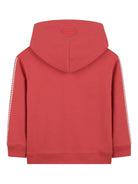 Felpa per bambino Lanvin Enfant rosso mattone con cappuccio - Rubino Kids
