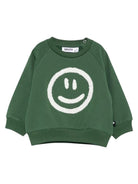 Felpa per bambino Molo blu con stampa faccina - Rubino Kids