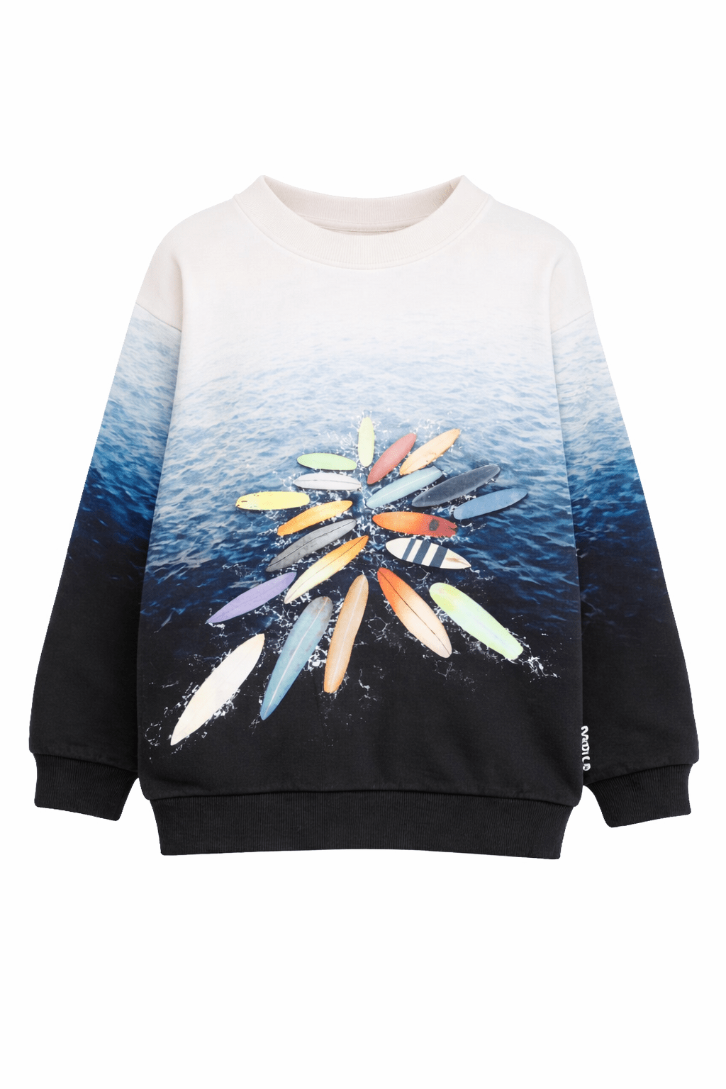 Felpa per bambino Molo multicolore con stampa grafica - Rubino Kids