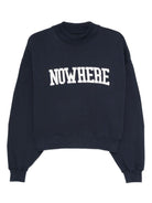 Felpa per donna The New Society blu con stampa grafica - Rubino Kids