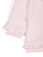 Felpa per neonata Givenchy Kids rosa con cappuccio e dettagli ruches - Rubino Kids