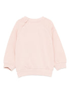 Felpa per neonata Molo rosa con ricamo smile sul davanti - Rubino Kids