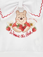 Felpa per neonata Monnalisa x Disney bianca con stampa grafica Winnie the Pooh - Rubino Kids