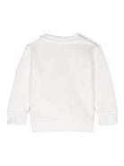 Felpa per neonata Stella McCartney Kids bianco con stampa logo - Rubino Kids