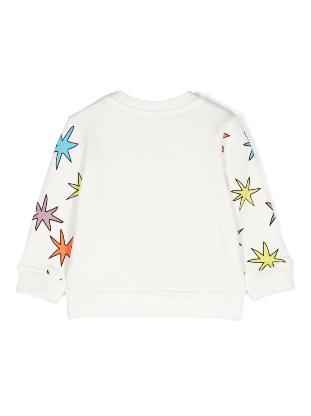 Felpa per neonata Stella McCartney Kids bianco con stampa logo - Rubino Kids