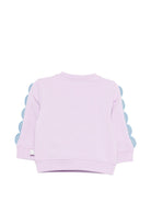Felpa per neonata Stella McCartney Kids viola con stampa pesciolino - Rubino Kids