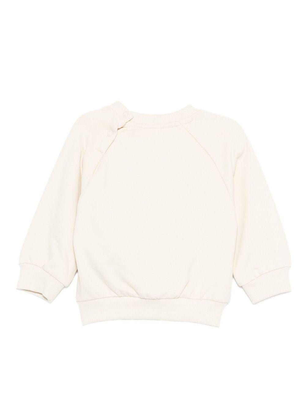 Felpa per neonati Molo bianco con stampa di uccelli - Rubino Kids