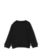 Felpa per neonati Moschino Kids nera con stampa tre Teddy Bear - Rubino Kids