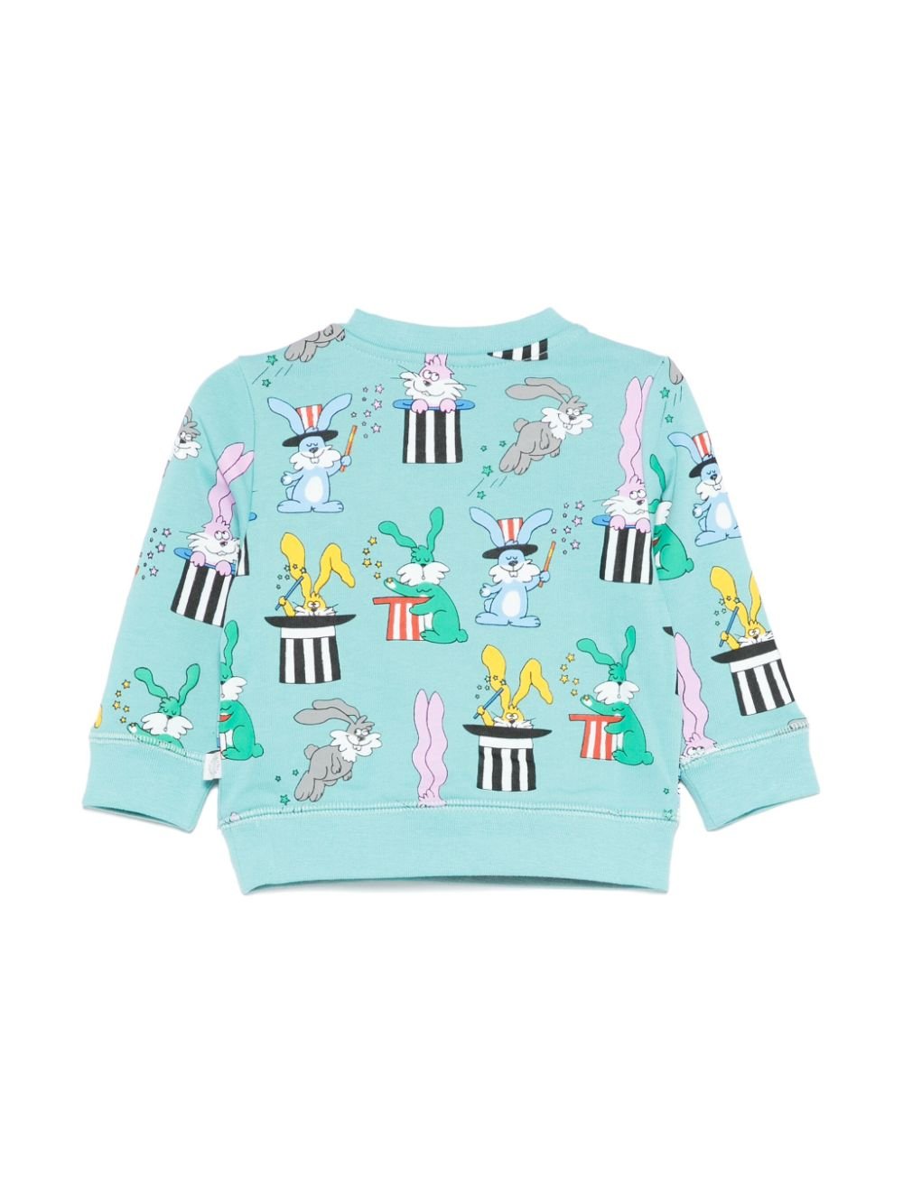 Felpa per neonati Stella McCartney Kids con stampa coniglietti - Rubino Kids