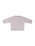 Felpa per neonato Bonpoint beige con logo sul davanti - Rubino Kids