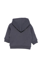 Felpa per neonato Givenchy Kids blu con stampa logo sul davanti - Rubino Kids