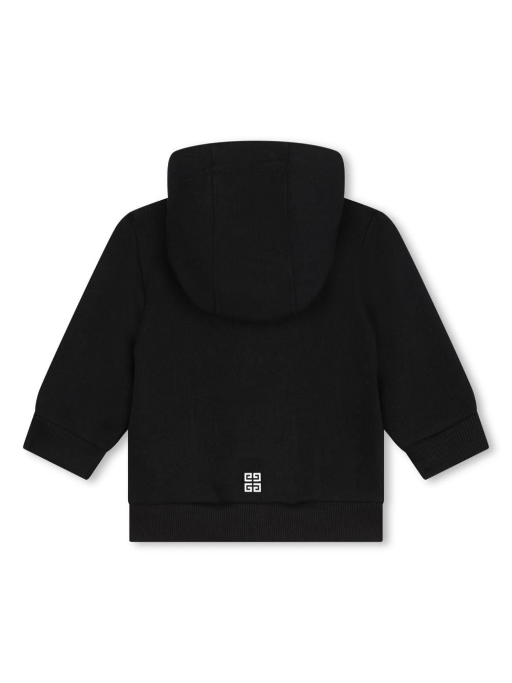 Felpa per neonato Givenchy Kids nero con cappuccio e logo sul davanti - Rubino Kids