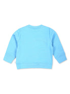 Felpa per neonato Stella McCartney Kids azzurro con stampa grafica - Rubino Kids