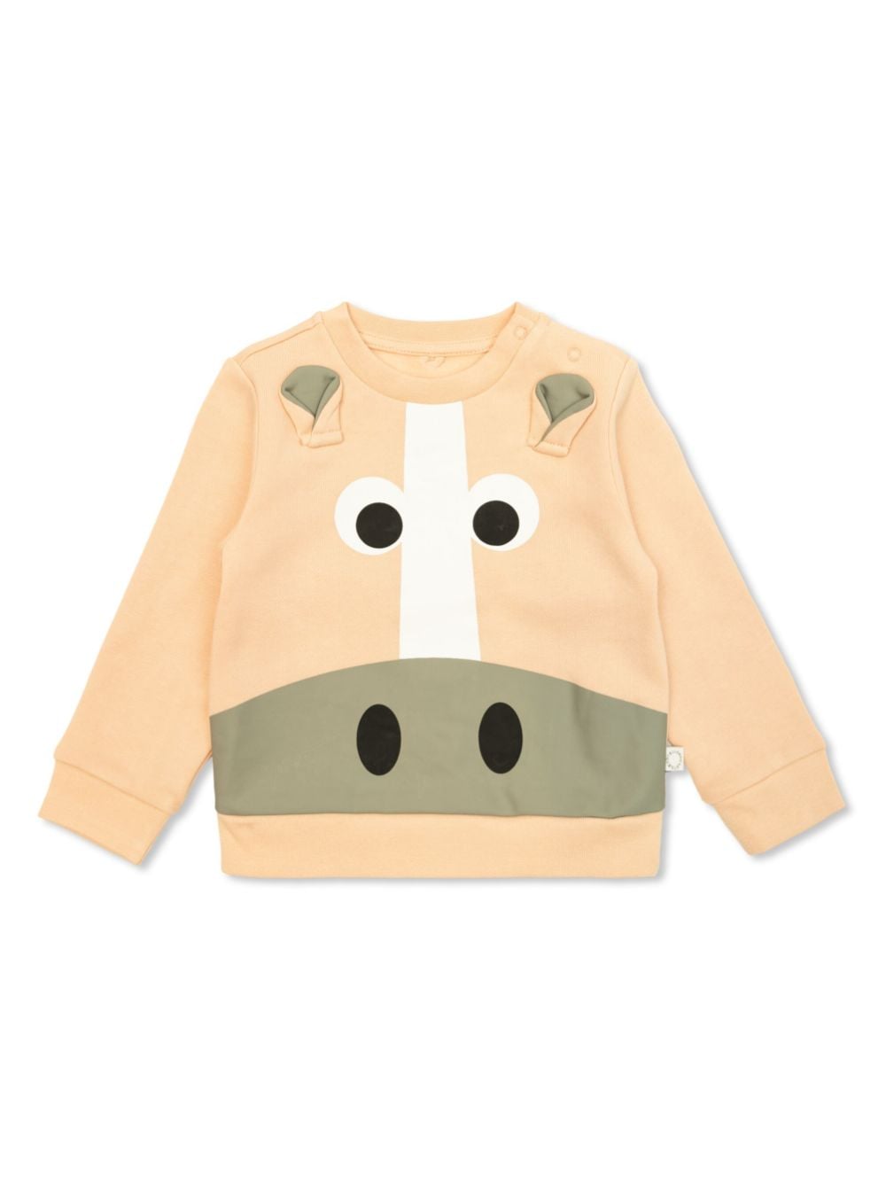 Felpa rosa per neonata con grafica Horse Stella McCartney Kids - Rubino Kids