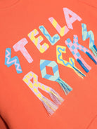 Felpa Stella Rocks con stampa - Rubino Kids