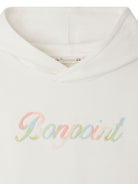 Felpa Tita per bambina Bonpoint bianco con cappuccio - Rubino Kids