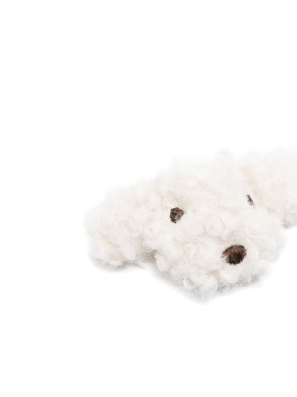 Fermaglio per peli di cane in pelliccia sintetica - Rubino Kids
