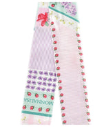 Foulard per bambina Monnalisa rosa con stampa floreale - Rubino Kids