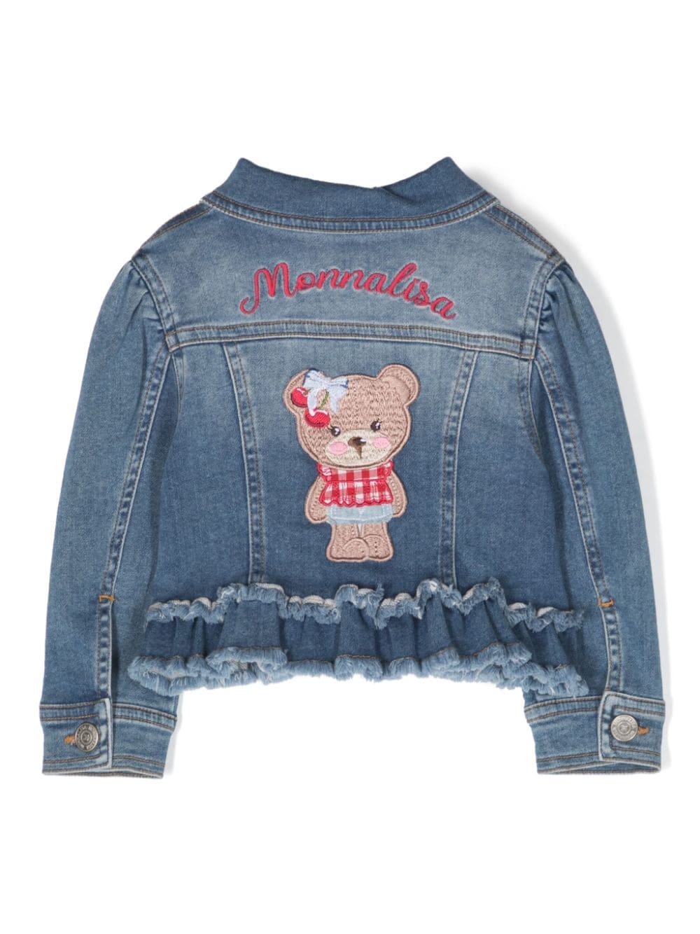 Giacca denim con applicazione Teddy Bear - Rubino Kids