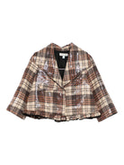Giacca per bambina A'lapage multicolore con motivo scozzese - Rubino Kids
