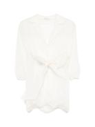 Giacca per bambina JESURUM BABY Valentina bianco con cintura - Rubino Kids