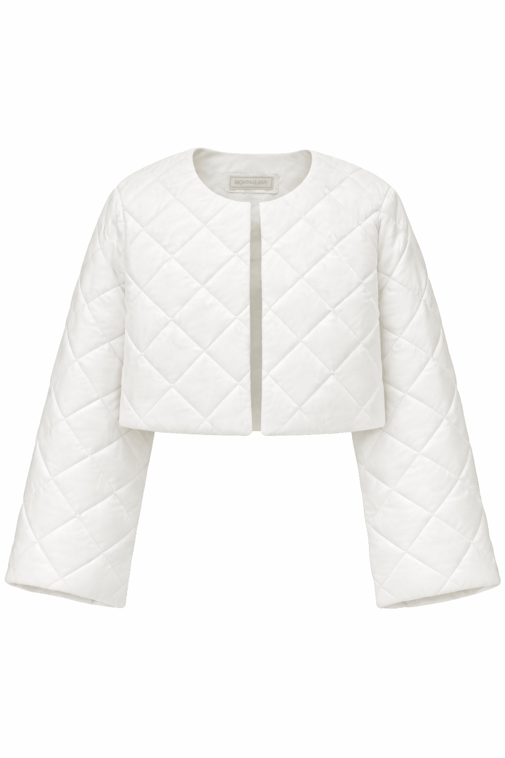 Giacca per bambina Monnalisa bianca con design trapuntato - Rubino Kids