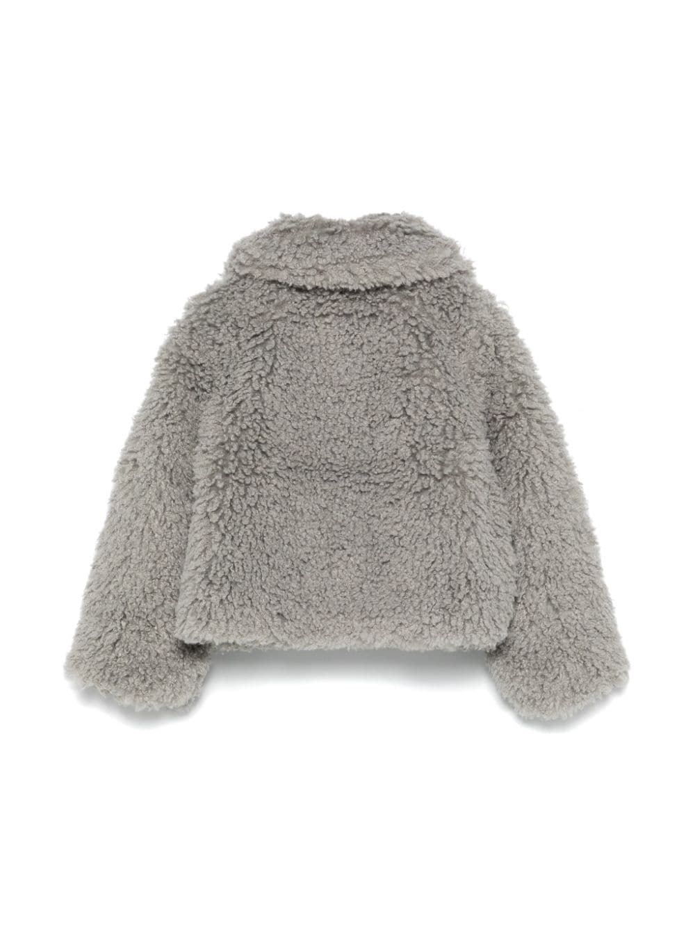 Giacca per bambina Stella McCartney Kids grigio in pelliccia sintetica - Rubino Kids