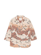 Giacca per bambino Douuod Kids beige con effetto camouflage - Rubino Kids