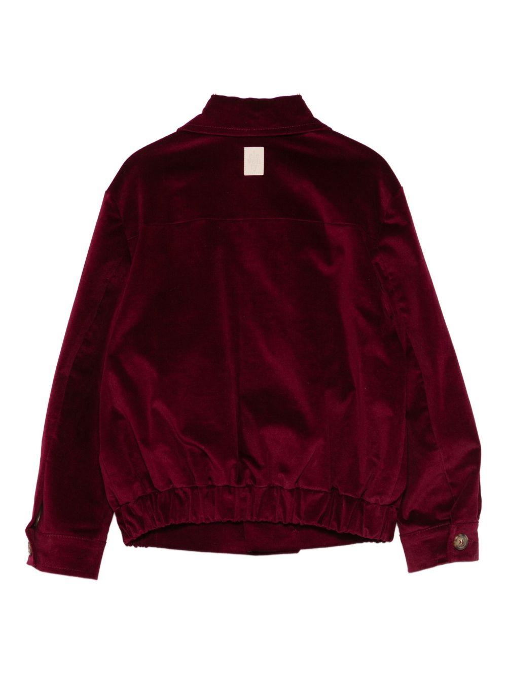 Giacca per bambino Eleventy Kids rosso con bottoni - Rubino Kids