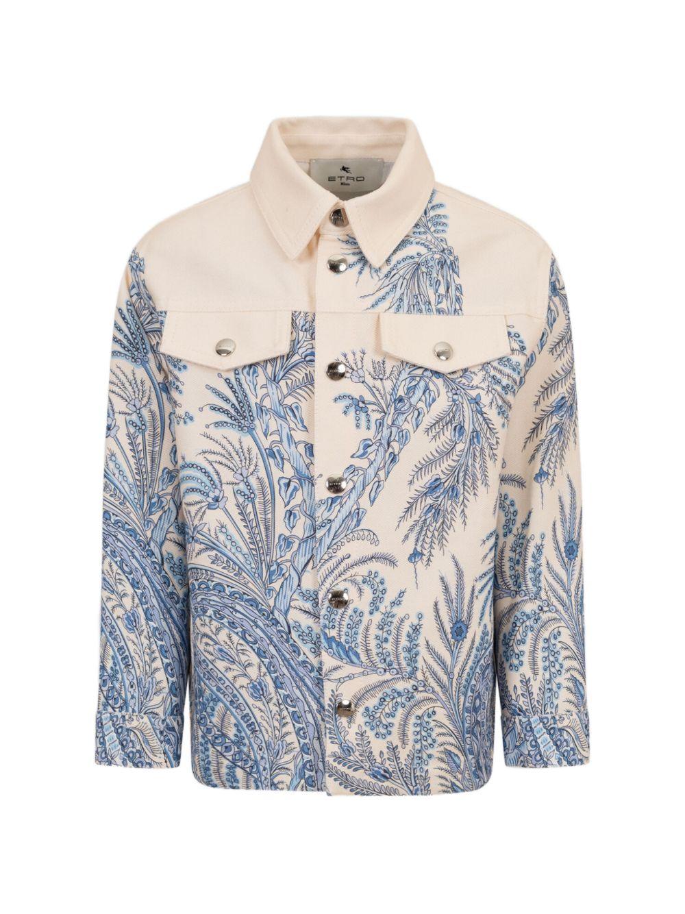 Giacca per bambino Etro Kids multicolore con stampa paisley - Rubino Kids