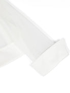 Giacca per neonata Colorichiari bianca con bordo a contrasto - Rubino Kids