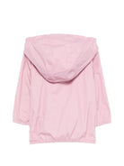 Giacca per neonata K Way Kids rosa con cappuccio e zip - Rubino Kids