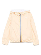 Giacca reversibile per bambini K - Way Kids P. Lily Plus pesca con bordo a contrasto - Rubino Kids