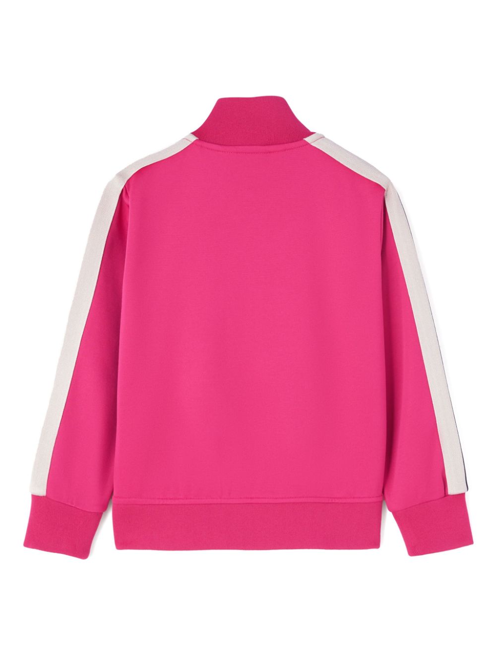 Giacca sportiva per bambina Palm Angels Kids fucsia con logo - Rubino Kids