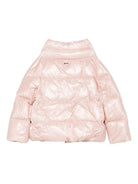 Giacca trapuntata per bambina Herno Kids rosa a collo alto - Rubino Kids