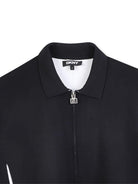 Gilet crop per bambina DKNY Kids nero con zip - Rubino Kids