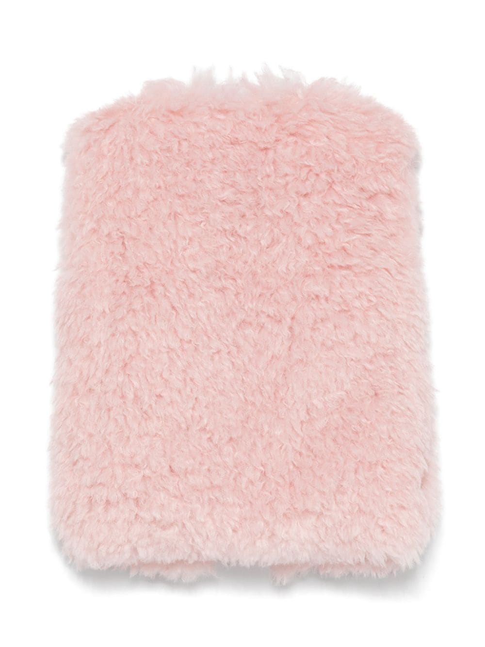 Gilet per bambina JELLYMALLOW rosa in finta pelliccia - Rubino Kids