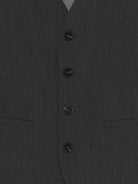 Gilet per bambino Douuod Kids grigio con bottoni e scollo a V - Rubino Kids