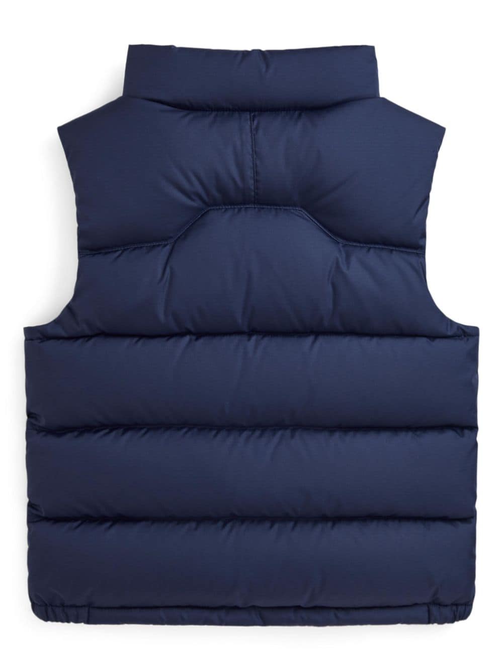 Gilet per bambino Ralph Lauren Kids blu con motivo Polo Pony - Rubino Kids